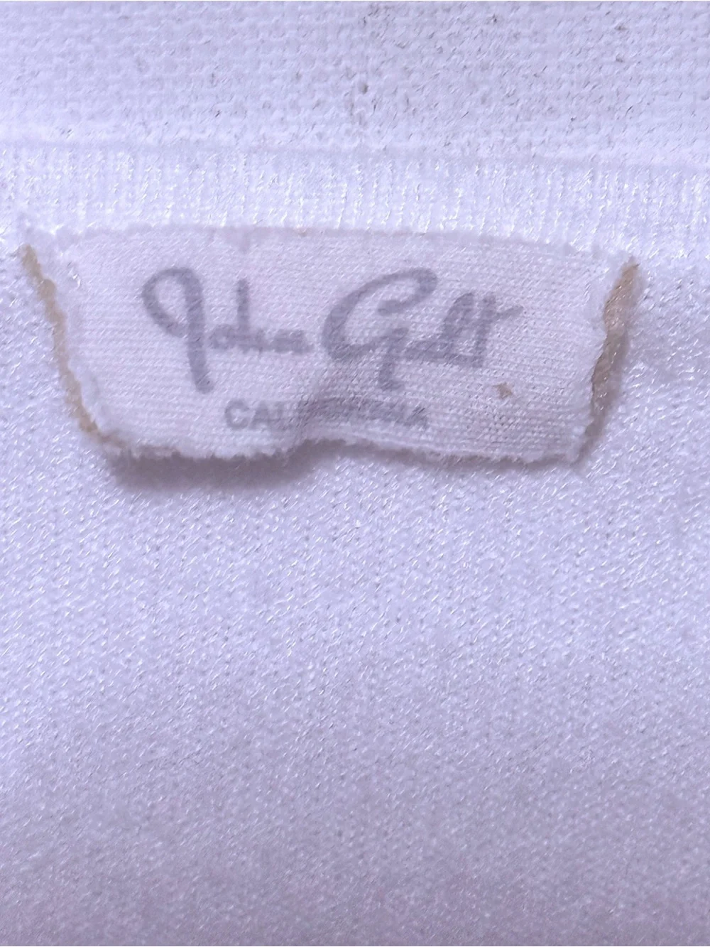 John Galt V-neck cropped long-sleeve sweater soft knit